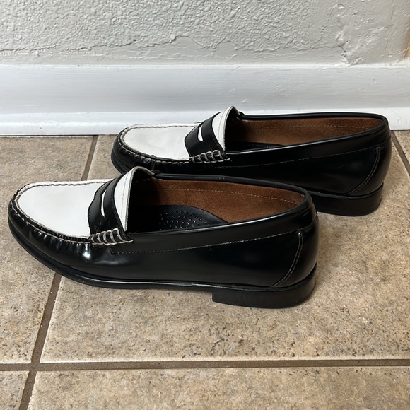 G.H. Bass Weejuns black and white loafers - Picture 5 of 7